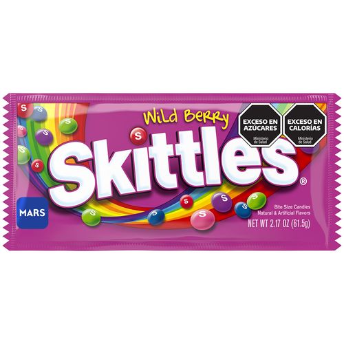 Caramelos Skittles sabor Wild Berry x 61,5 g