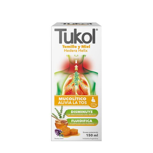 Jarabe Expectorante Tukol Miel y Tomillo x 150 ml