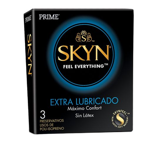Preservativos Prime Skyn Extra lubricado x 3 un