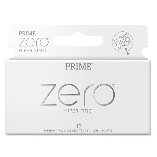 Preservativo Prime Zero Hiper Fino x 12 un