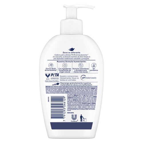 Jabón Líquido Dove Antibacterial x 250 ml