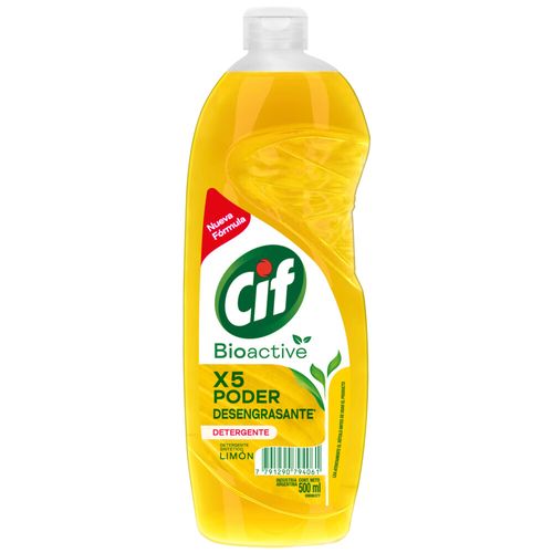 Detergente Cif Bioactive Limón x 500 ml