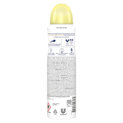 Desodorante Antitranspirante Dove Go Fresh Pomelo Limón Mujer en Aerosol x 150 ml