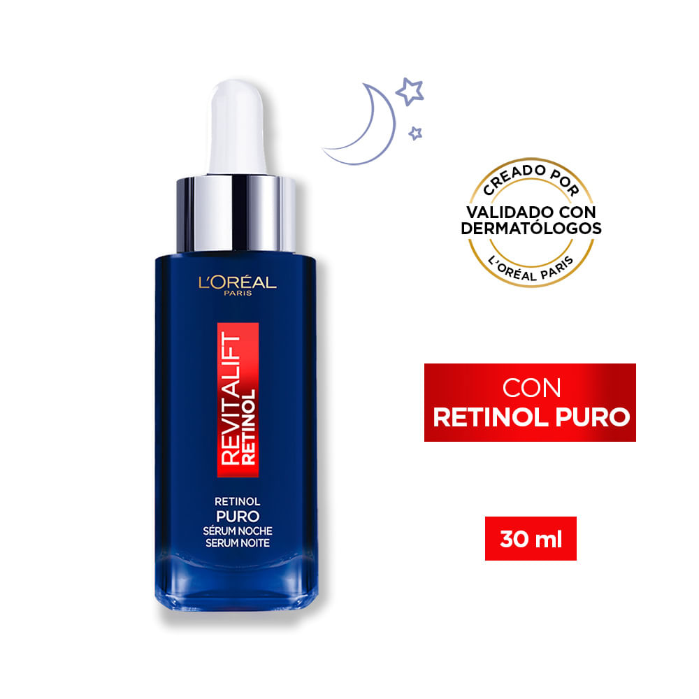 Sérum L Oréal Paris Retinol Revitalift Noche Farmacity