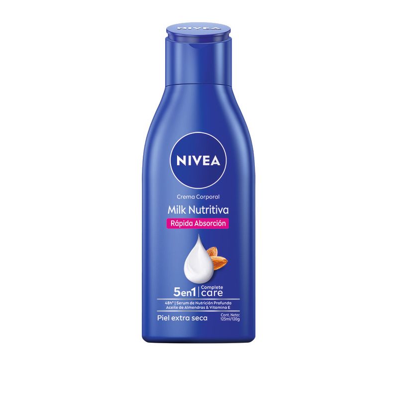 Crema Corporal Hidratante Nivea Milk Nutritiva 5 En 1 Farmacity Farmacity 3499