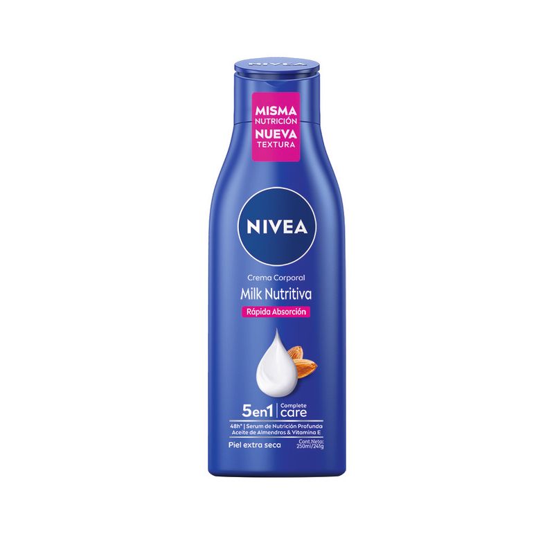 Crema Corporal Hidr Nivea Milk Nutritiva 5 En 1 Farmacity Farmacity 6045