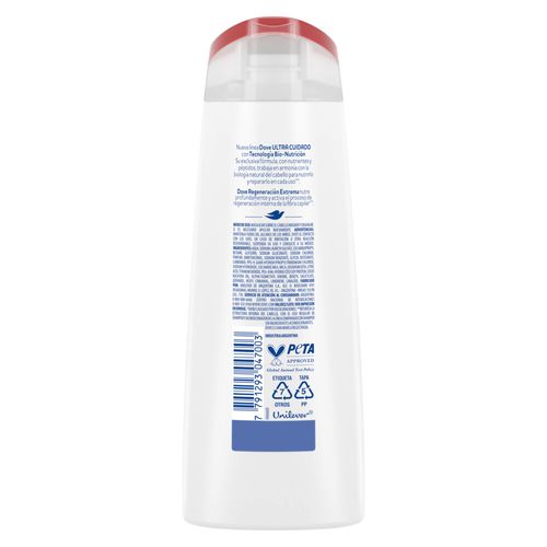 Shampoo Dove Regeneración Extrema x 200 ml