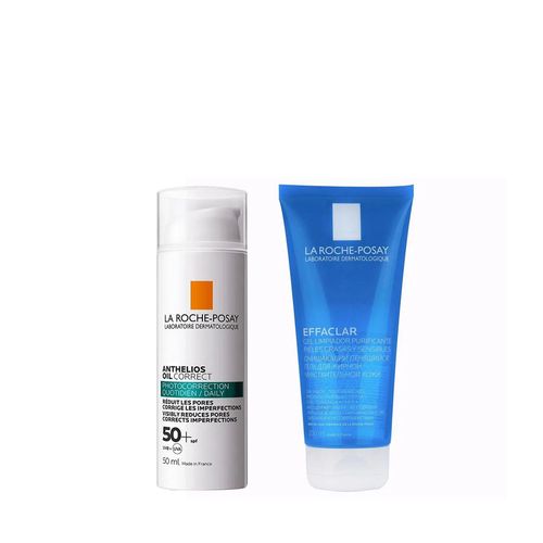 Combo La Roche-Posay Effacla Gel x 200 ml + Oil Correct