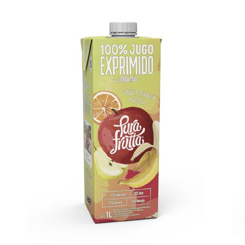 Jugo Pura Frutta Multifruta 100% Exprimido x 1 l