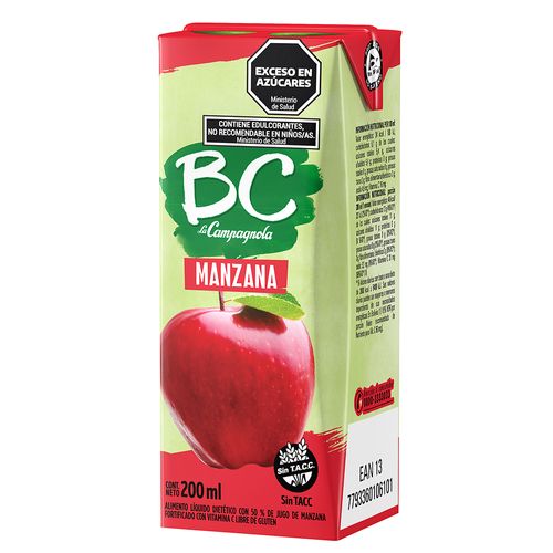 Jugo BC Manzana x 200 ml