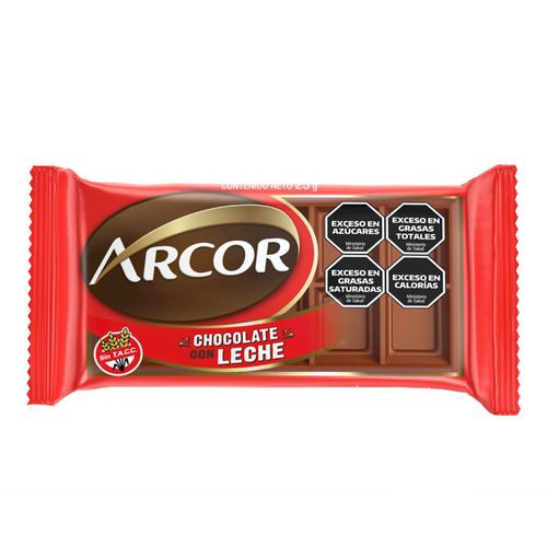 Chocolate con leche Arcor x 25 g