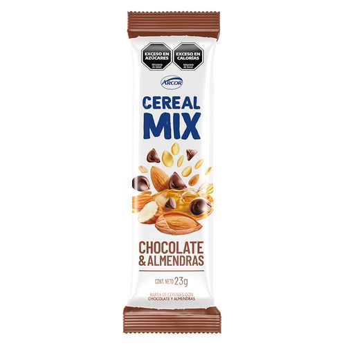 Barra Cereal Mix sabor Chocolate y Almendras x 23 g