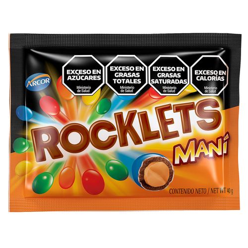 Maní Rocklets con Chocolate x 40 g