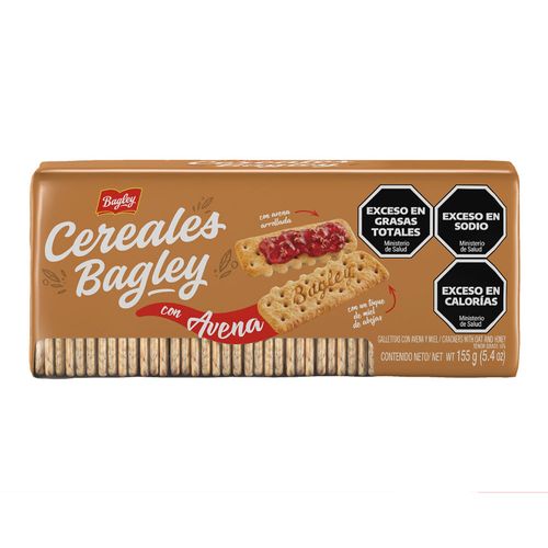 Galletitas Bagley Cereales con Avena x 155 g