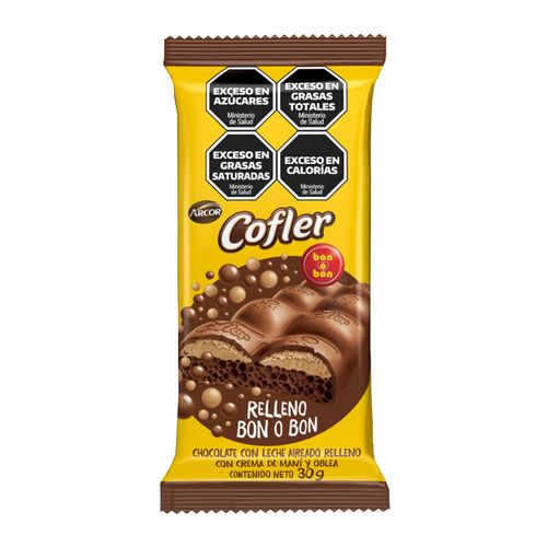 Chocolate Cofler Aireado Bon o Bon x 30 g