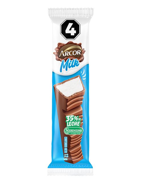 Chocolate Arcor Milk x 12 g