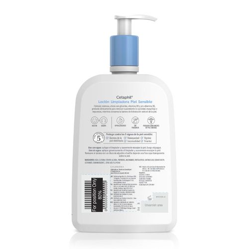 Loción Facial Cetaphil Limpiadora para Piel Sensible x 473 ml