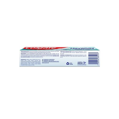 Pasta Dental Colgate Max White Crystal Mint x 75 Ml