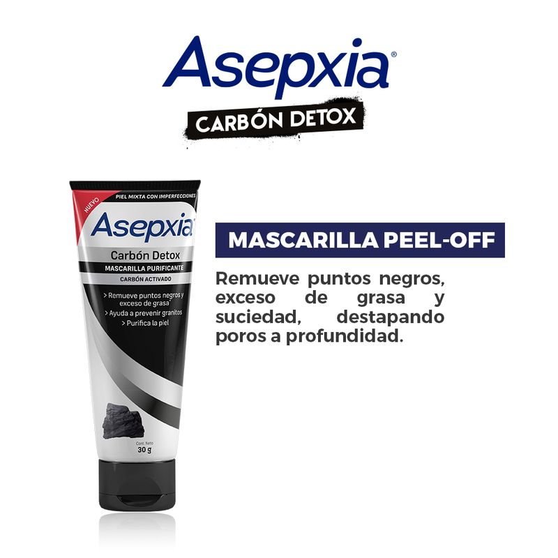 mascarilla-facial-asepxia-peel-off-carbon-detox-30-gr
