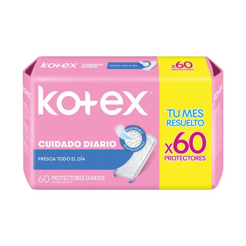 Protector Diario Kotex Cuidado Diario x 60 un