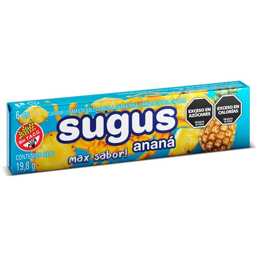 Caramelo Masticable Sugus Ananá x 18,9 g