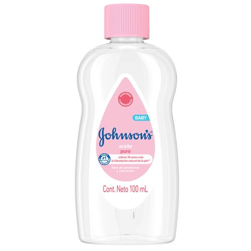 Aceite Bebé Johnson's Baby Puro Humecta y Suaviza x 100 ml