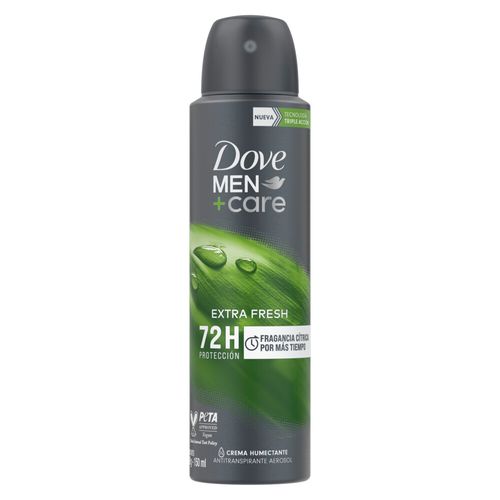 Desodorante Antitranspirante Dove Men Care Extra fresh en Aerosol x 150 ml