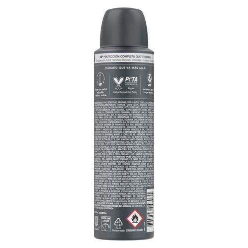 Antitranspirante Dove Men Invisible Dry en Aerosol x 150 ml