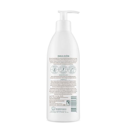 Emulsión Aveno Hidratante Corporal x 400 ml