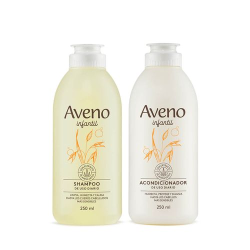 Kit Capilar Bebes y Niños Aveno Shampoo y Acondicionador