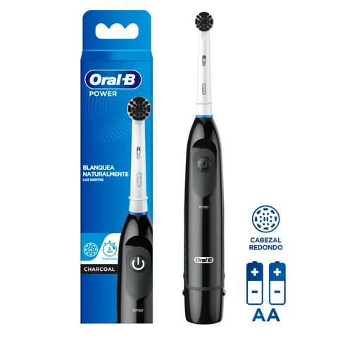 Oral-B Power Charcoal Cepillo Dental Eléctrico, Cerdas Suaves con Minerales de Carbón, 1 un