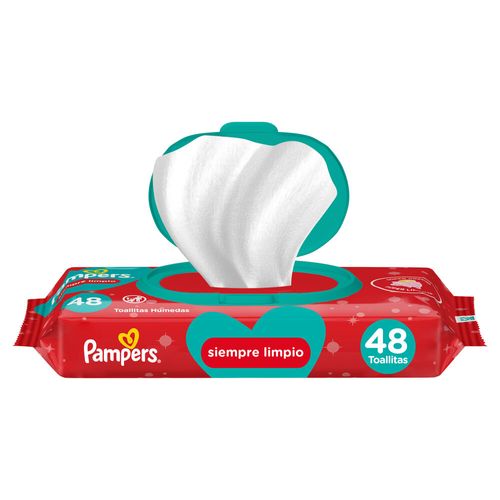 Toallitas Húmedas Pampers Siempre Limpio x 48 un