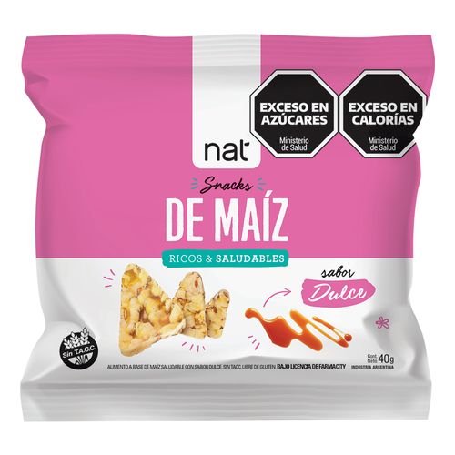 Snack de Maíz Nat Sabor Dulce x 40 g