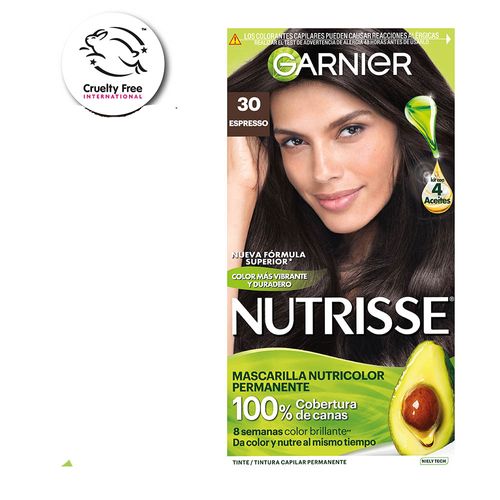 Kit Coloración Permanente Nutrisse Clásicos Tono 30 x 45 g