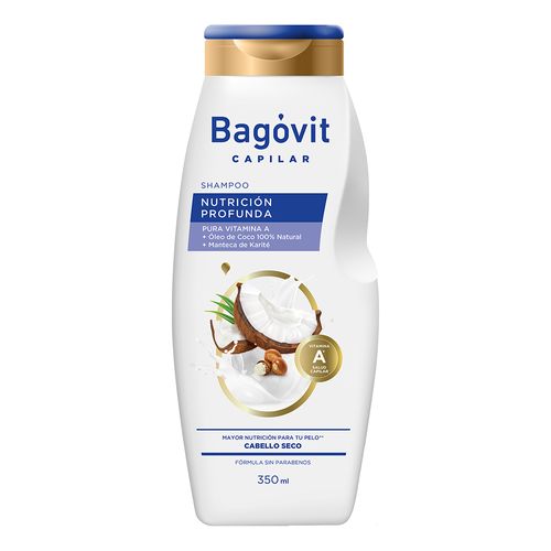 Shampoo Bagóvit Nutrición Profunda x 350 ml