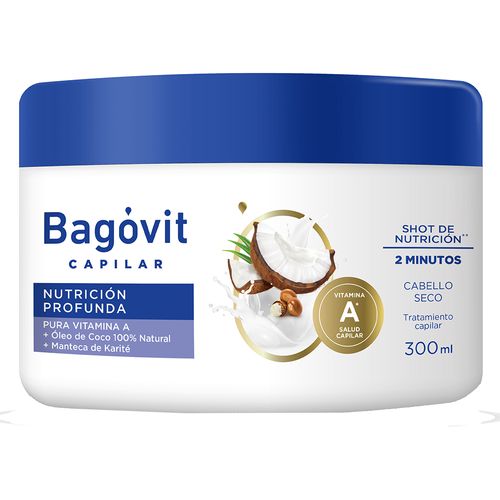 Máscara Bagóvit Capilar Nutrición Profunda x 300 ml