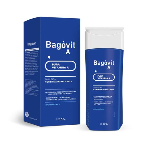 Emulsión Corporal Bagóvit Nutritiva Humectante x 200 g