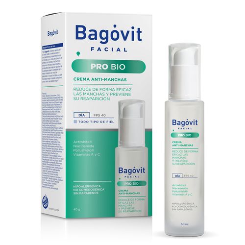 Crema Facial Bagóvit Pro Bio Anti-Manchas Fps 40 x 50 ml