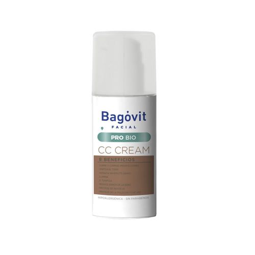 Crema Facial Bagóvit Pro Bio CC Cream Multiprotectora Perfeccionadora x 50 gr