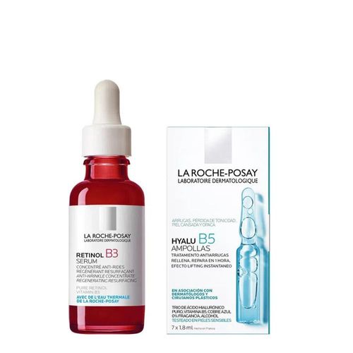 Combo La Roche Posay Antiedad Retinol B3 Sérum + Ampollas