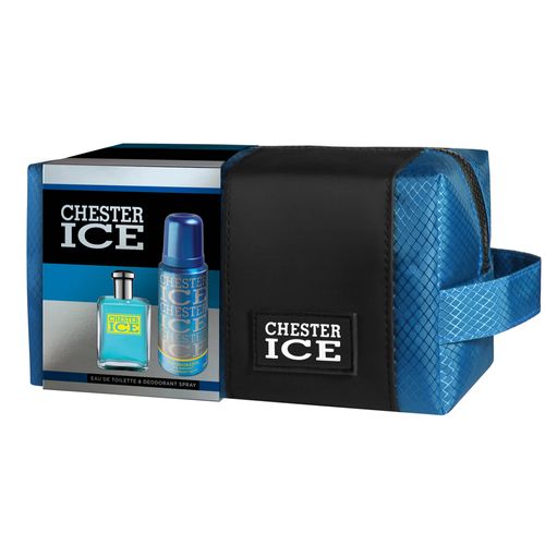 Set Chester Neceser + EDT Ice x 60 ml + Desodorante x 150 ml