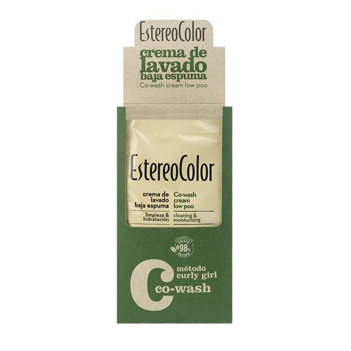 Tratamiento Capilar Estereo Color Crema de Lavado Co-wash x 10 un x 50 ml c/u