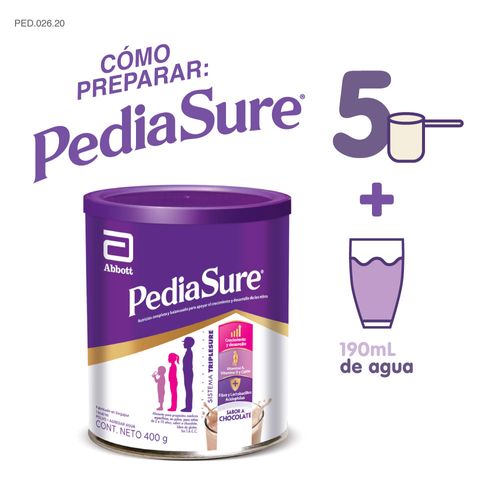 Suplemento Nutricional Infantil Polvo Pediasure Chocolate x 400 g