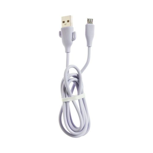 Cable Usb Simplicity Entrada Micro USB Lila