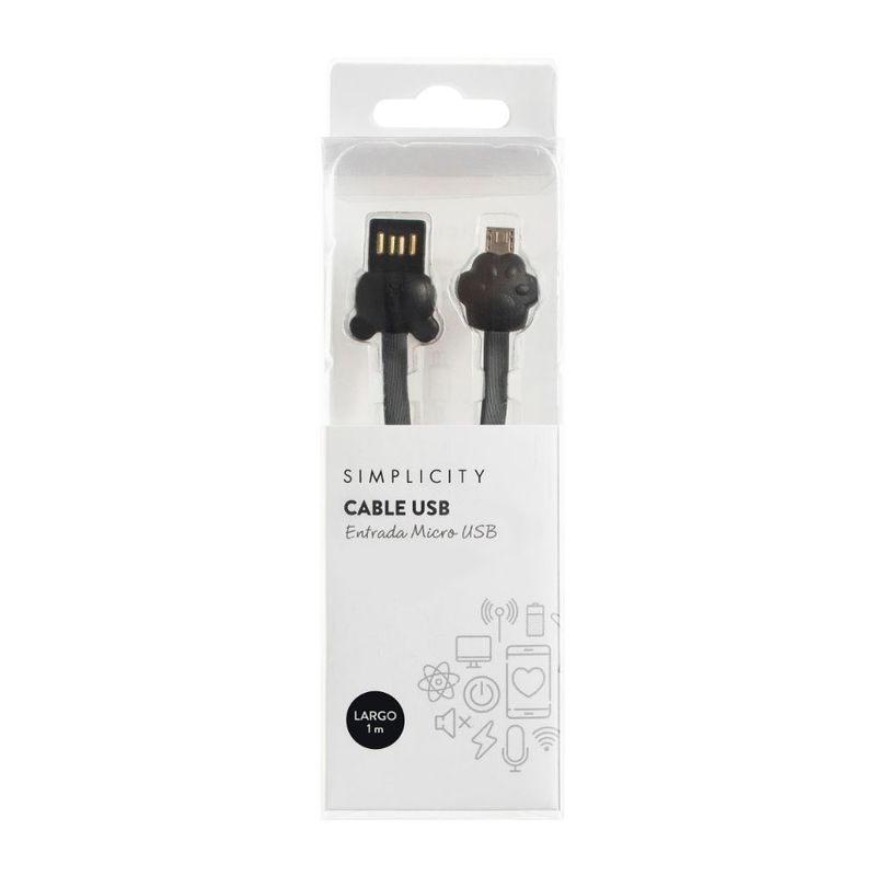 cable-usb-simplicity-entrada-micro-usb-negro