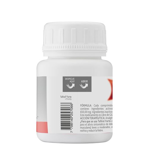 Paracetamol Tafirol Forte x 70 Cáps