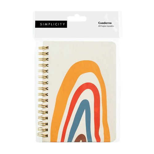 Cuaderno Simplicity Anillado Chico Abstract