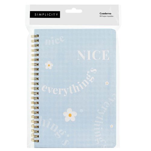 Cuaderno Simplicity Anillado Mediano ColorFull