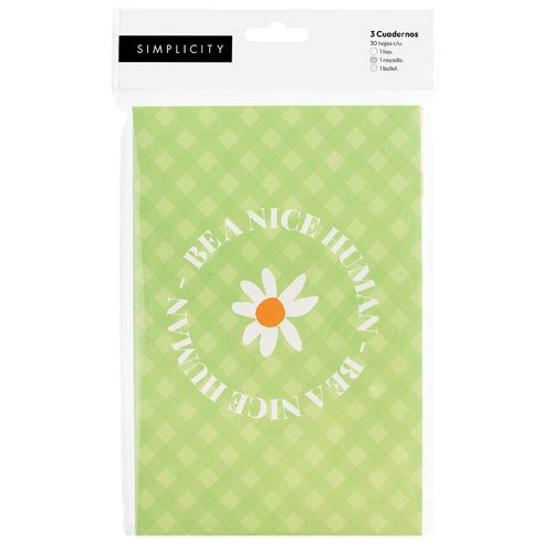 Cuaderno Simplicity Tapa Blanda ColorFull x 3 un