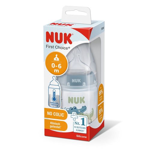 Mamadera NUK Control de Temperatura Cocodrilo x 150 ml